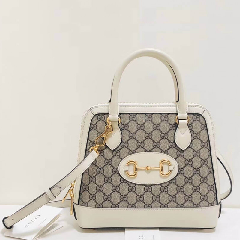 Replica Gucci 1955 Horsebit Gg Supreme Small Top Handle Bag 621220 - Image 2