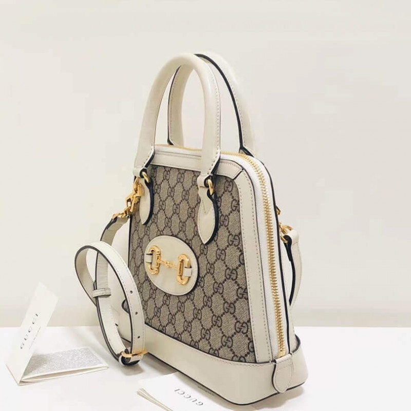 Replica Gucci 1955 Horsebit Gg Supreme Small Top Handle Bag 621220 - Image 4