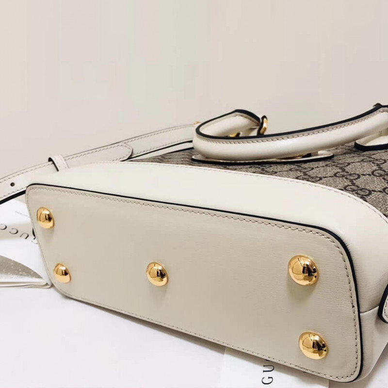 Replica Gucci 1955 Horsebit Gg Supreme Small Top Handle Bag 621220 - Image 6