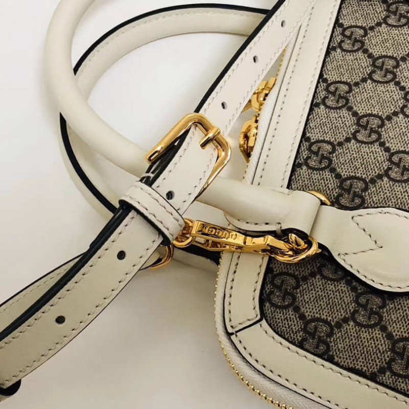 Replica Gucci 1955 Horsebit Gg Supreme Small Top Handle Bag 621220 - Image 8