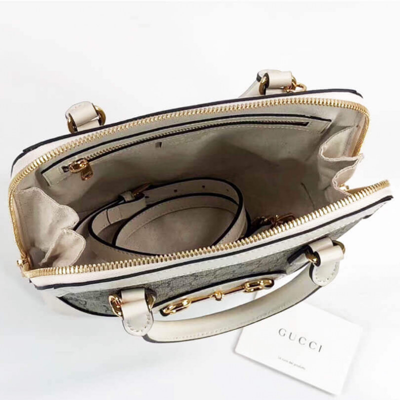 Replica Gucci 1955 Horsebit Gg Supreme Small Top Handle Bag 621220 - Image 9
