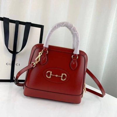 Alternative view of Replica Gucci 1955 Horsebit Leather Small Top Handle Bag 621220