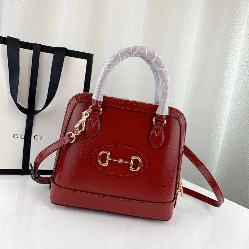 Replica Gucci 1955 Horsebit Leather Small Top Handle Bag 621220 - Image 2