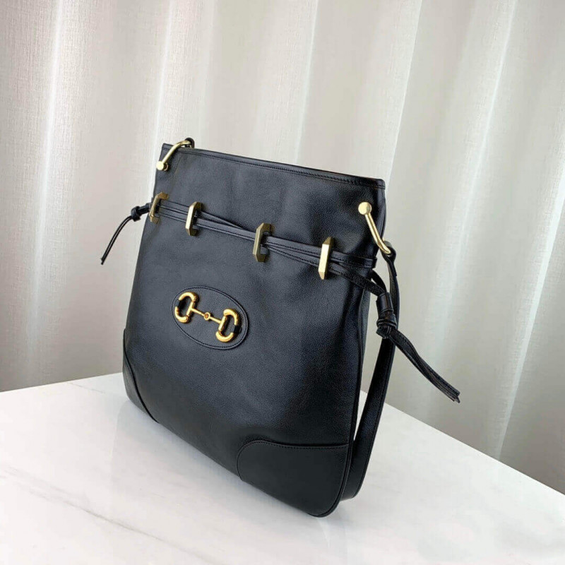 Replica Gucci 1955 Horsebit Tanned Leather Messenger Bag 602089 - Image 4