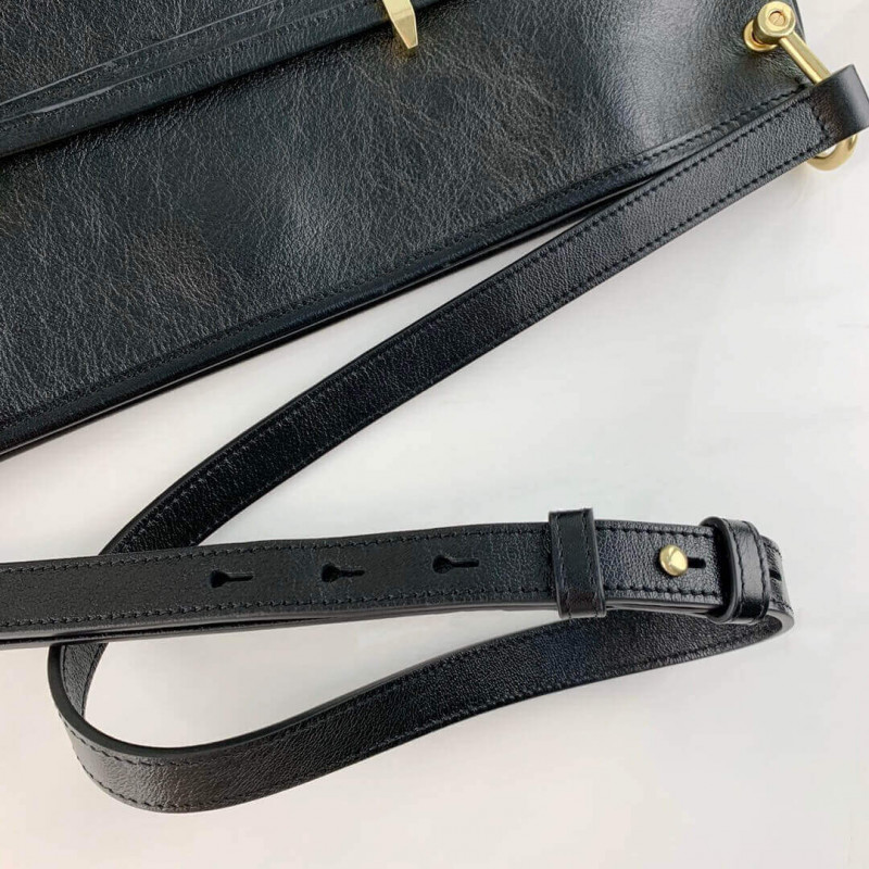 Replica Gucci 1955 Horsebit Tanned Leather Messenger Bag 602089 - Image 8
