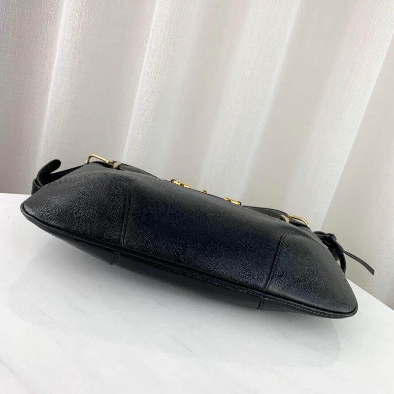 Replica Gucci 1955 Horsebit Tanned Leather Messenger Bag 602089 - Image 9
