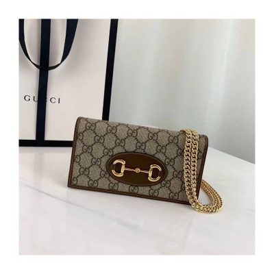 Alternative view of Replica Gucci 1955 Horsebit Wallet With Chain 621892