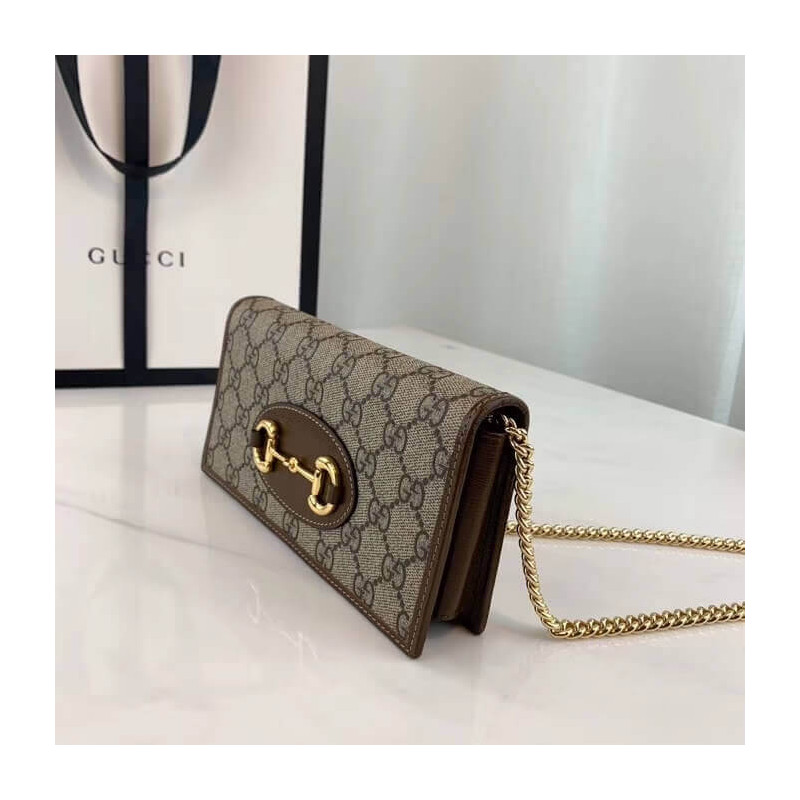 Replica Gucci 1955 Horsebit Wallet With Chain 621892 - Image 4