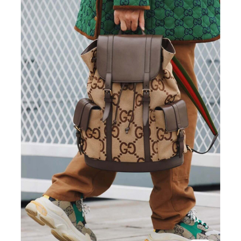 Replica Gucci Backpack With Jumbo Gg 678829 - Image 5