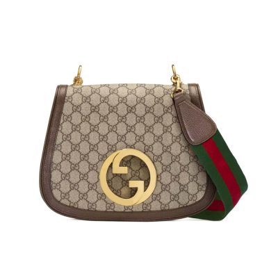 Replica Gucci Blondie Medium Shoulder Bag With Round Interlocking G 699210