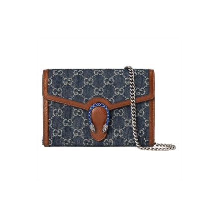 Replica Gucci Denim Dionysus Mini Chain Bag 401231