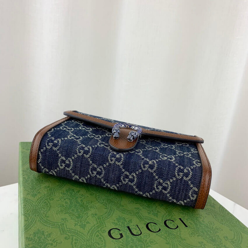 Replica Gucci Denim Dionysus Mini Chain Bag 401231 - Image 8