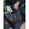 Best Replicas Bags - Gucci Denim Jackie 1961 Mini Shoulder Bag 637092 Top Quality Louis Vuitton LV Replica Bags On Sales