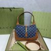 Best Replicas Bags - Gucci Denim Jackie 1961 Small Shoulder Bag 636706 Best Louis Vuitton LV Replica Bags On Sales