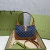 Best Replicas Bags - Gucci Denim Jackie 1961 Small Shoulder Bag 636706 Best Louis Vuitton LV Replica Bags On Sales