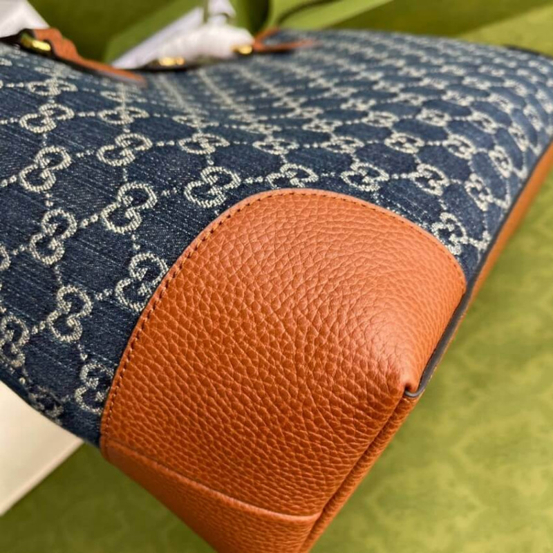 Replica Gucci Denim Ophidia Gg Medium Tote 631685 - Image 7