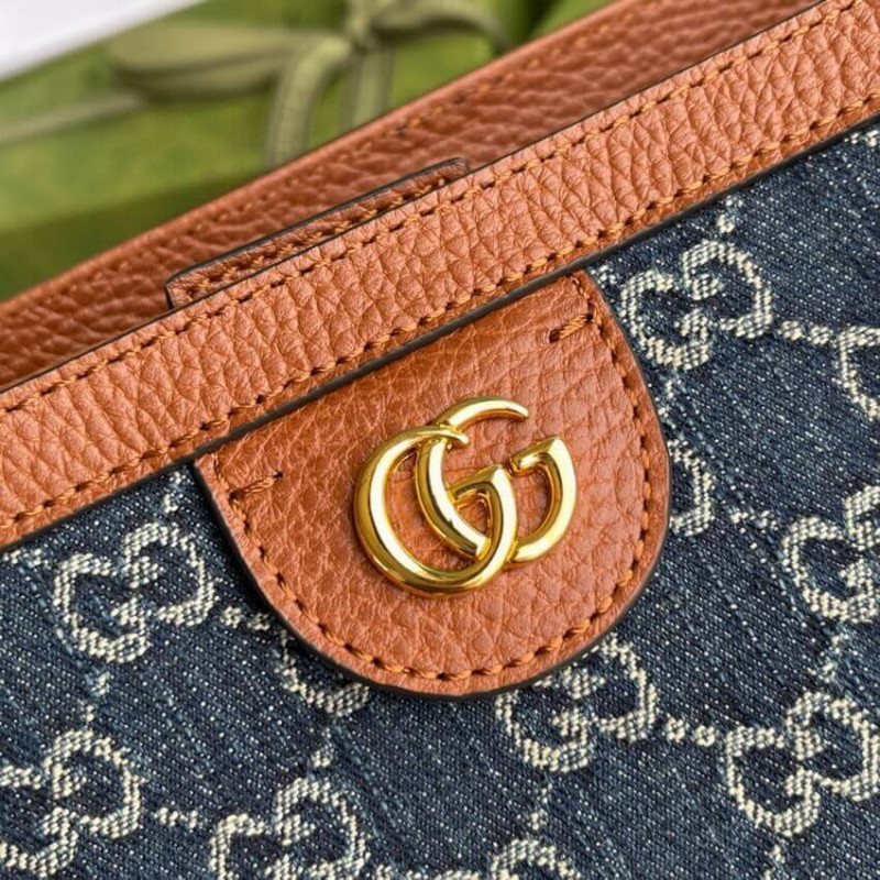 Replica Gucci Denim Ophidia Gg Medium Tote 631685 - Image 8
