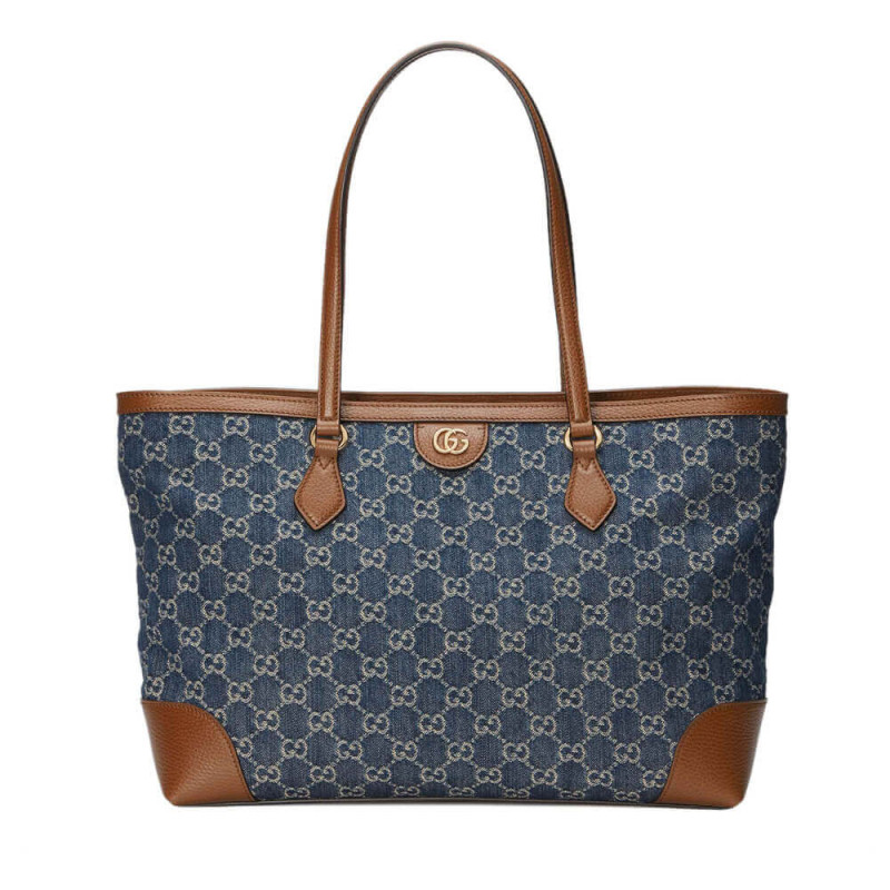 Replica Gucci Denim Ophidia Gg Medium Tote 631685