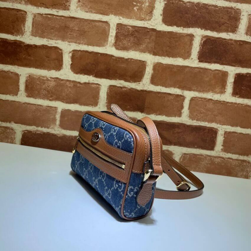 Replica Gucci Denim Ophidia Gg Mini Bag 517350 - Image 3