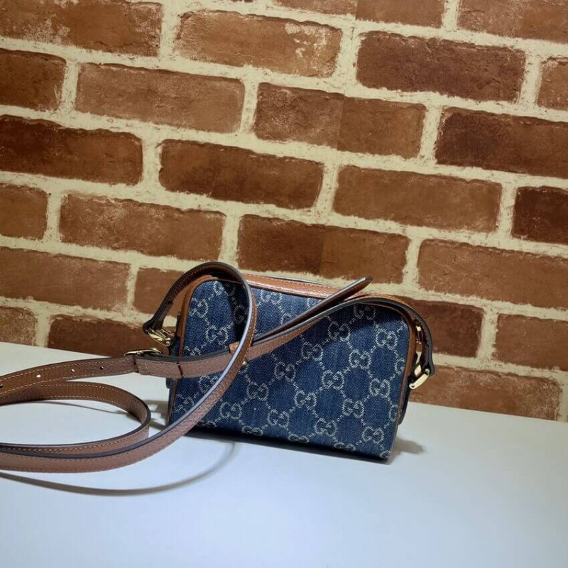Replica Gucci Denim Ophidia Gg Mini Bag 517350 - Image 4