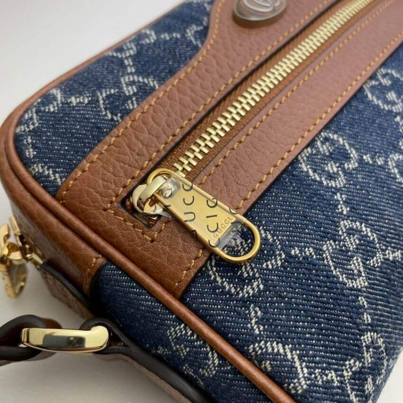 Replica Gucci Denim Ophidia Gg Mini Bag 517350 - Image 7