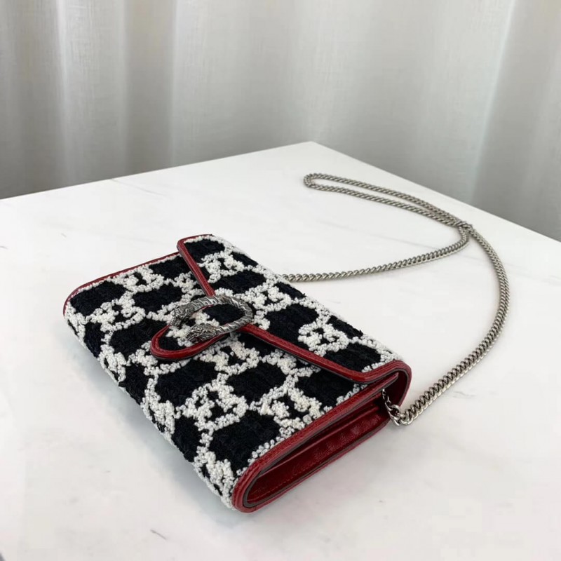 Replica Gucci Dionysus Gg Tweed Mini Bag 401231 - Image 4