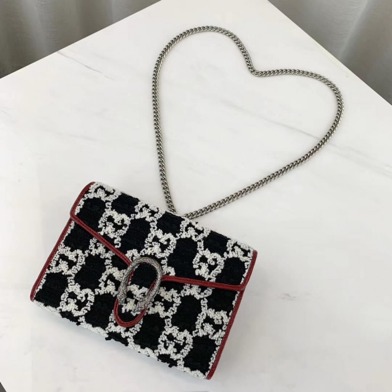 Replica Gucci Dionysus Gg Tweed Mini Bag 401231 - Image 5