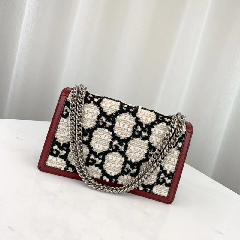 Replica Gucci Dionysus Gg Tweed Small Shoulder Bag 400249 - Image 3