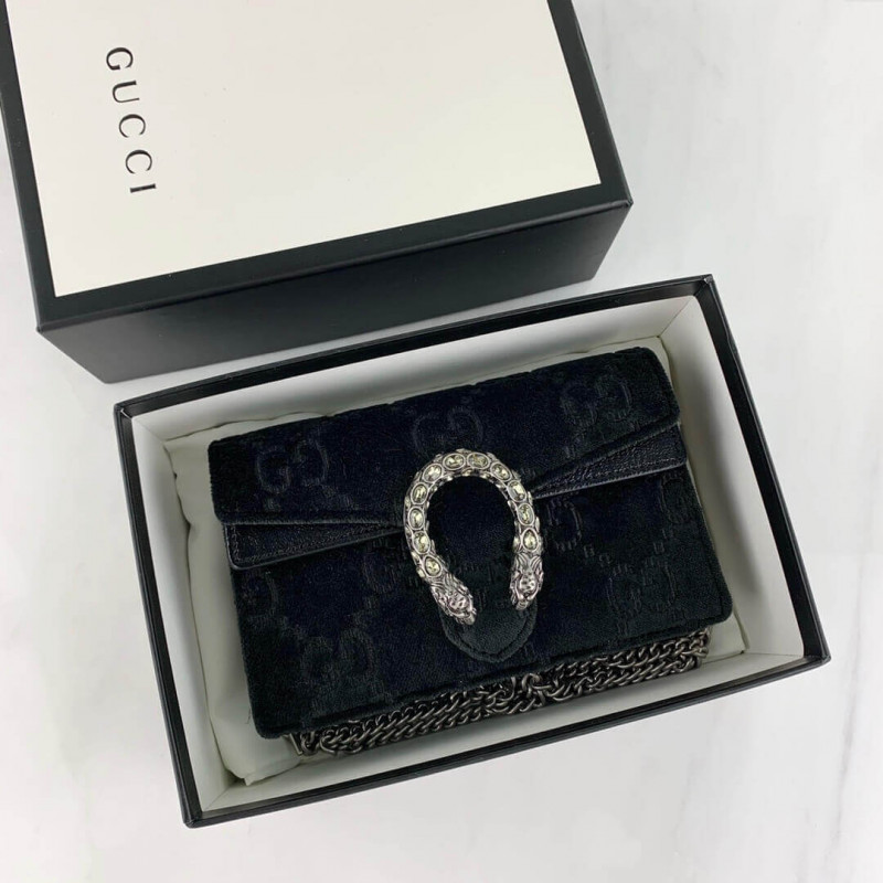 Replica Gucci Dionysus Gg Velvet Super Mini Bag 476432 - Image 9