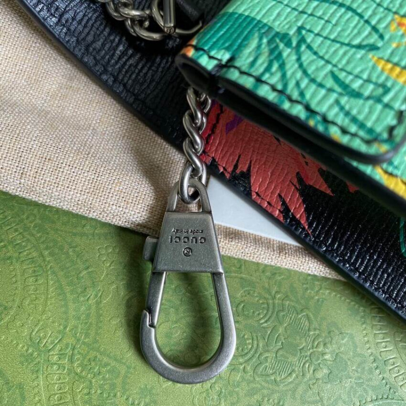 Replica Gucci Dionysus Ken Scott Print Super Mini Bag 476432 Black - Image 10