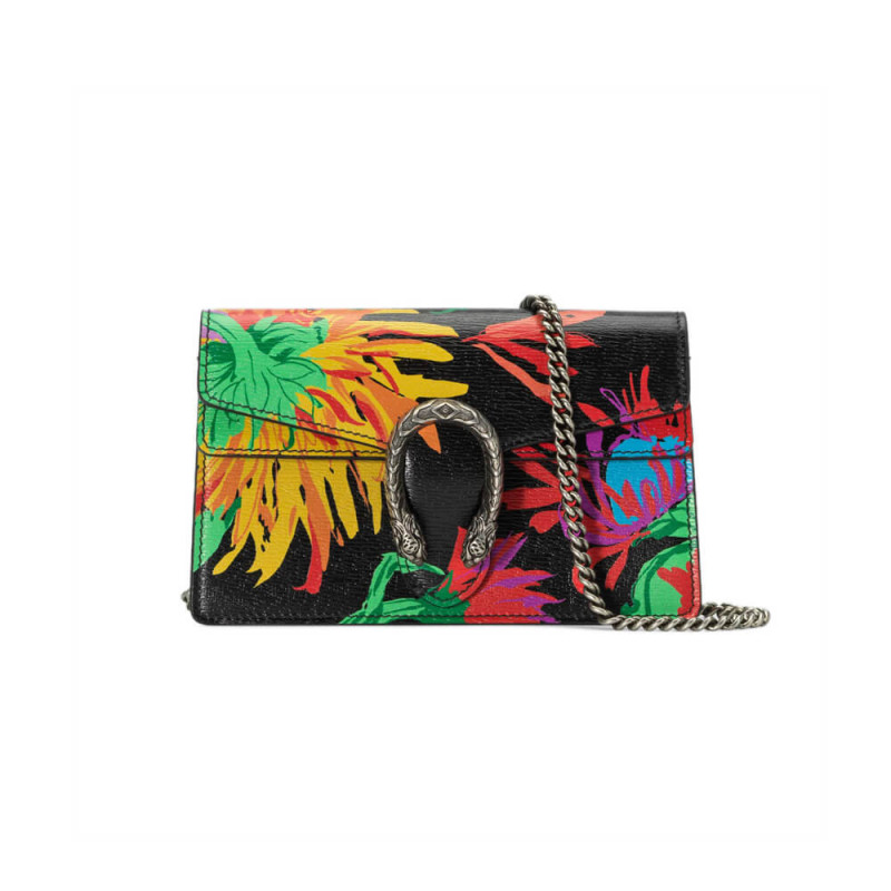 Replica Gucci Dionysus Ken Scott Print Super Mini Bag 476432 Black