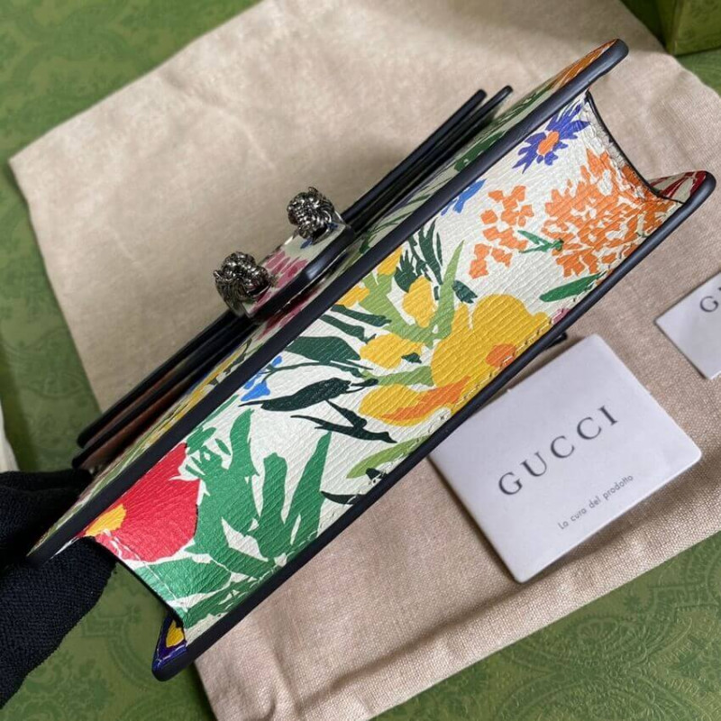 Replica Gucci Dionysus Ken Scott Print Super Mini Bag 476432 Ivory - Image 3