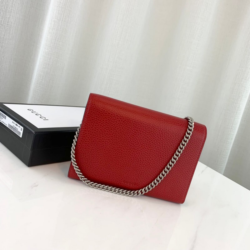 Replica Gucci Dionysus Leather Mini Chain Bag 401231 - Image 3
