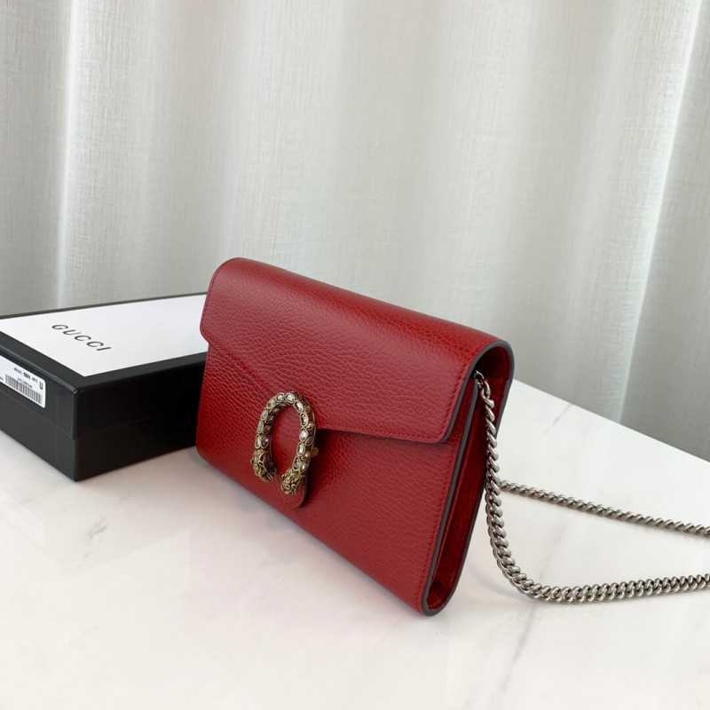 Replica Gucci Dionysus Leather Mini Chain Bag 401231 - Image 5