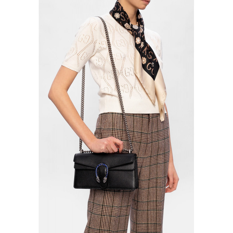 Replica Gucci Dionysus Leather Small Shoulder Bag 499623 - Image 2