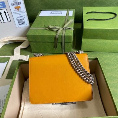 Alternative view of Replica Gucci Dionysus Mini Bag 421970 Orange White Leather