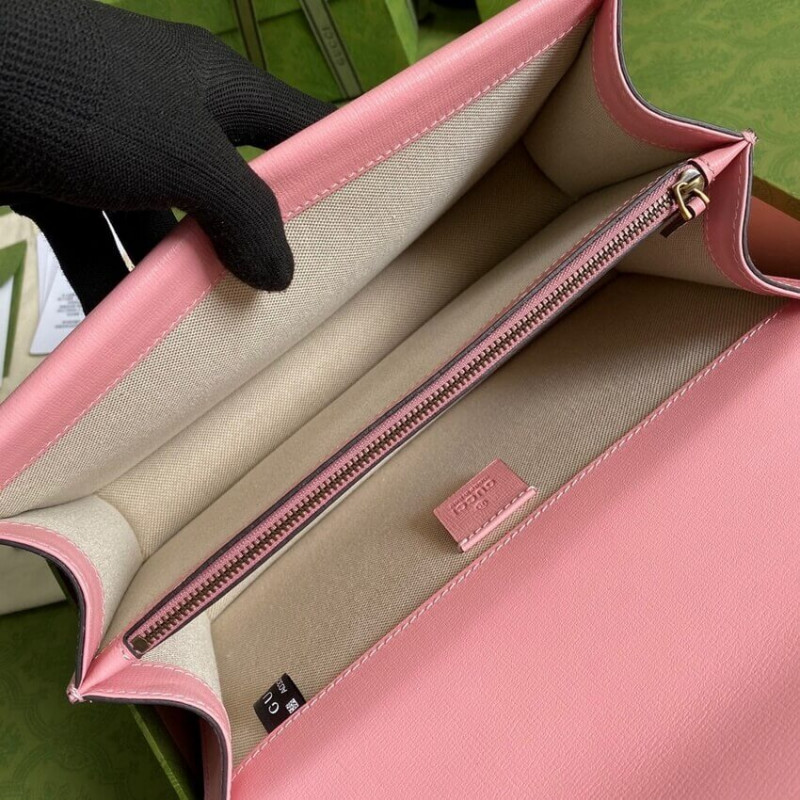 Replica Gucci Dionysus Small Shoulder Bag 400249 Red And Pink Leather - Image 9