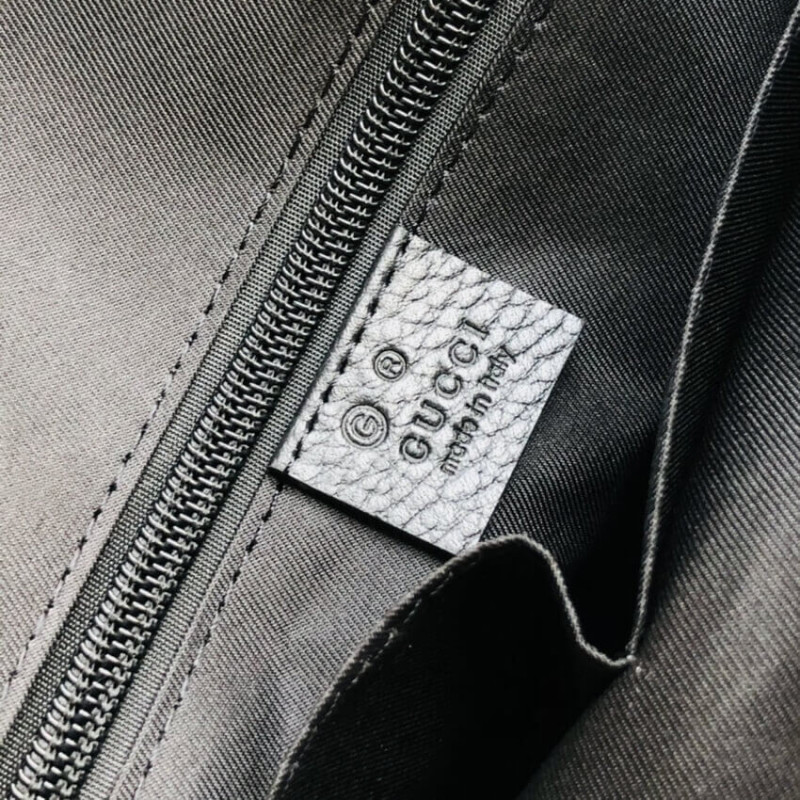 Replica Gucci Gg Guccissima Black Medium Nylon Messenger Bag 510334 - Image 12