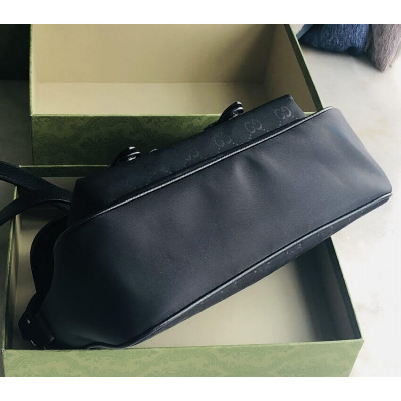 Replica Gucci Gg Guccissima Black Nylon Small Messenger Bag 510335 - Image 9