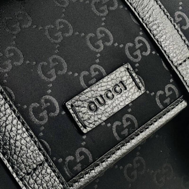 Replica Gucci Gg Guccissima Black Nylon Small Messenger Bag 510335 - Image 10