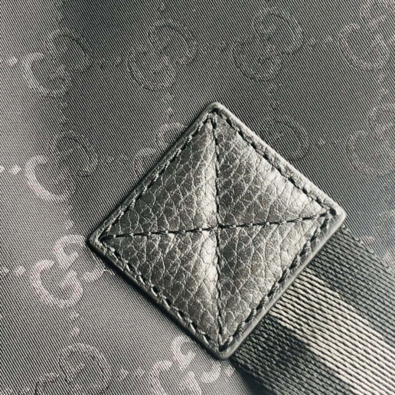 Replica Gucci Gg Guccissima Black Nylon Tote Bag 449176 - Image 12