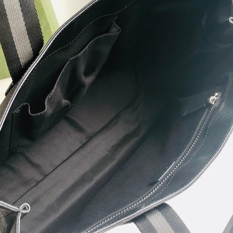 Replica Gucci Gg Guccissima Black Nylon Tote Bag 449176 - Image 10