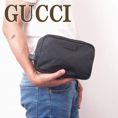 Alternative view of Replica Gucci Gg Guccissima Nylon Toiletry Bag 510338