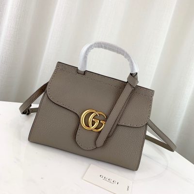 Replica Gucci Gg Marmont Leather Top Handle Shoulder Bag 442622