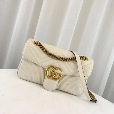 Alternative view of Replica Gucci Gg Marmont Matelasse Chevron Leather Small Shoulder Bag 443497