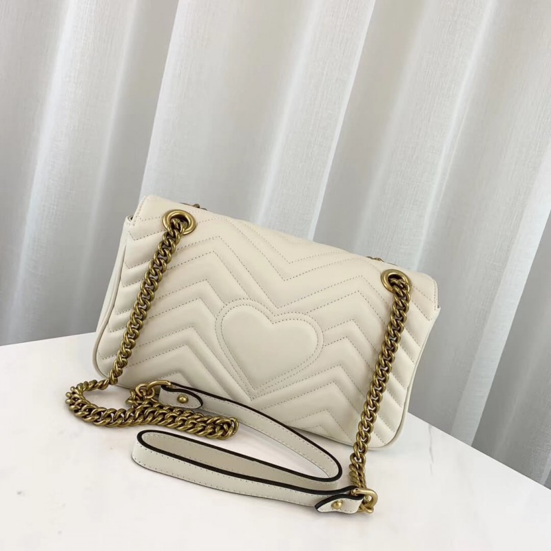 Replica Gucci Gg Marmont Matelasse Chevron Leather Small Shoulder Bag 443497 - Image 3