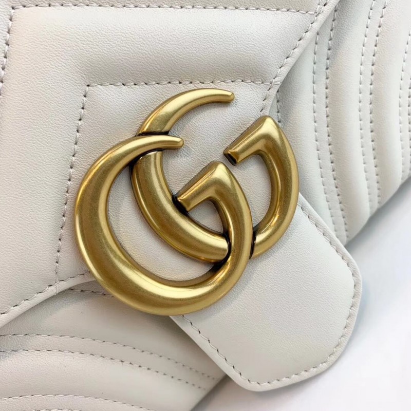 Replica Gucci Gg Marmont Matelasse Chevron Leather Small Shoulder Bag 443497 - Image 5