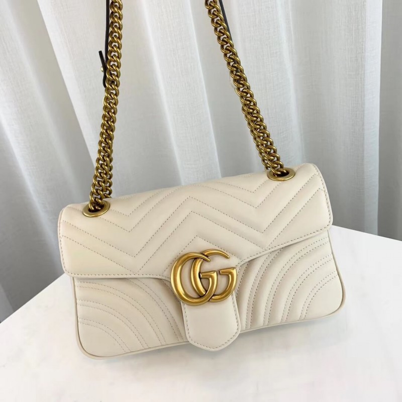 Replica Gucci Gg Marmont Matelasse Chevron Leather Small Shoulder Bag 443497 - Image 6