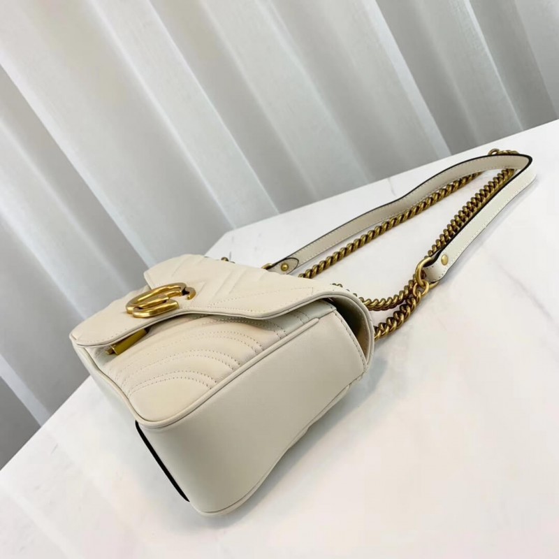 Replica Gucci Gg Marmont Matelasse Chevron Leather Small Shoulder Bag 443497 - Image 8