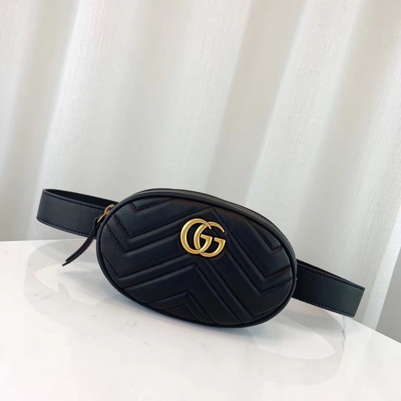 Replica Gucci Gg Marmont Matelasse Leather Belt Bag 476434 - Image 7